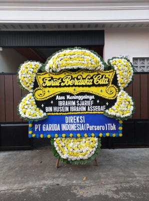 Papan Bunga Duka di Pasarkliwon