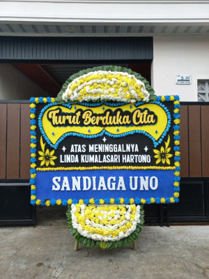 Papan Bunga Duka di Pasarkliwon